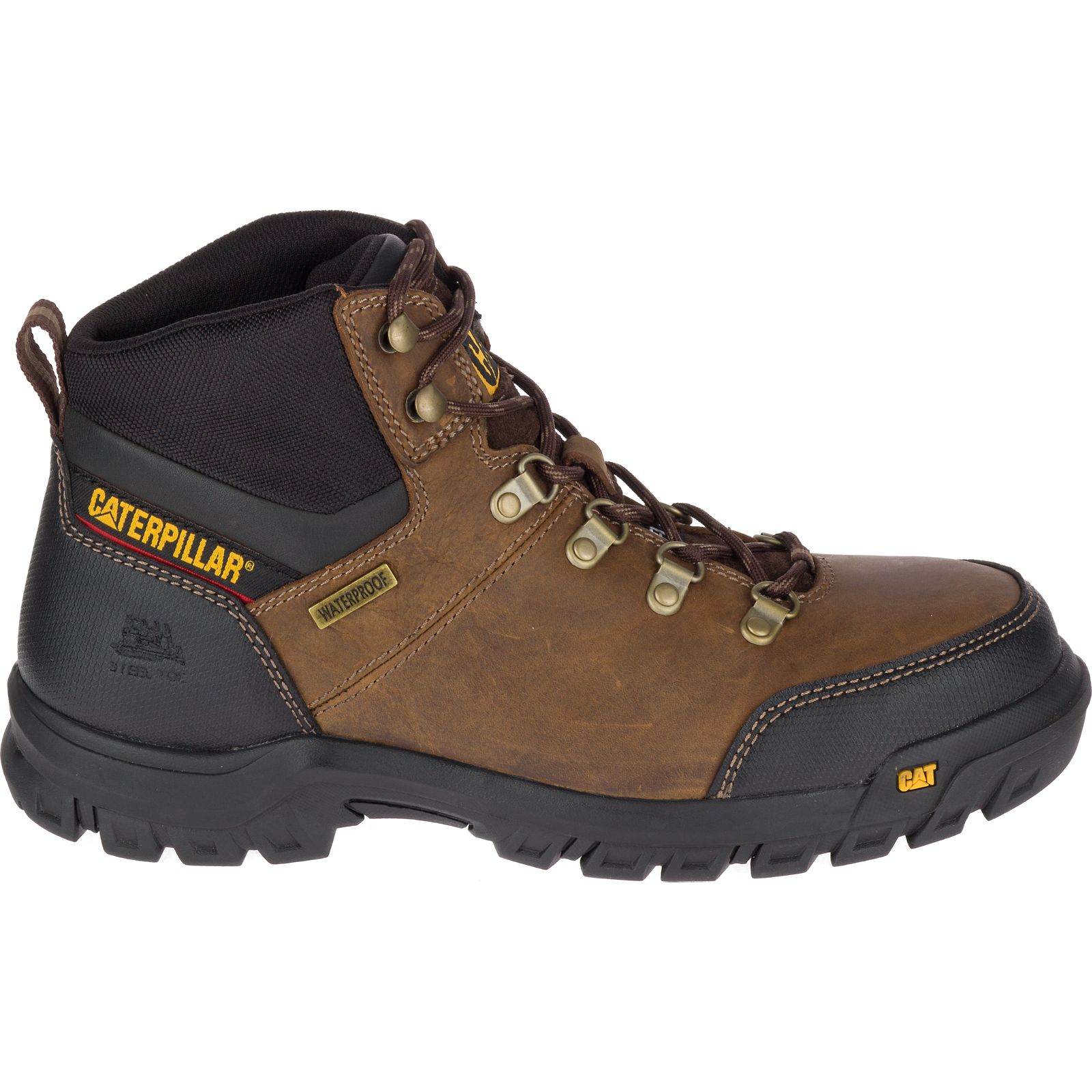 Caterpillar Boots South Africa - Cat Men's Framework S3 Wr Hro Sra Steel Toe Work Boots Brown BS1672059